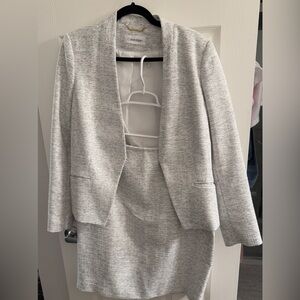 Calvin Klein Tweed Skirt Suit (12)
